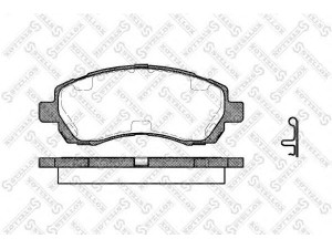 STELLOX 658 002B-SX stabdžių trinkelių rinkinys, diskinis stabdys 
 Techninės priežiūros dalys -> Papildomas remontas
AY040FJ007, 26296 AA121, 26296 AC010
