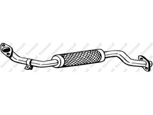 BOSAL 785-125 išleidimo kolektorius 
 Išmetimo sistema -> Išmetimo vamzdžiai
17410-13290
