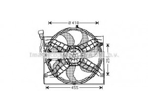 AVA QUALITY COOLING BW7525 ventiliatorius, radiatoriaus 
 Aušinimo sistema -> Oro aušinimas
17117790896, 17117801423, 7801423