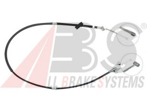 A.B.S. K18667 trosas, stovėjimo stabdys 
 Stabdžių sistema -> Valdymo svirtys/trosai
46430-97201, 4643097201000