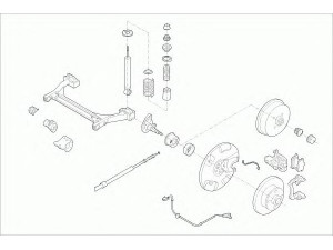 SACHS VW-GOLF-RS004 vairavimo mechanizmas; rato pakaba 
 Ašies montavimas/vairavimo mechanizmas/ratai -> Prekių paieška pagal schemą