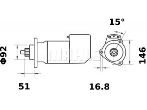 MAHLE ORIGINAL MS 480 starteris
112123, 4774976