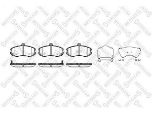 STELLOX 1205 002-SX stabdžių trinkelių rinkinys, diskinis stabdys 
 Techninės priežiūros dalys -> Papildomas remontas
581012DA50