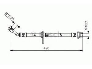BOSCH 1 987 481 520 stabdžių žarnelė 
 Stabdžių sistema -> Stabdžių žarnelės
01468-TA0-A00, 01468-TL0-G50