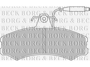BORG & BECK BBP1082 stabdžių trinkelių rinkinys, diskinis stabdys 
 Techninės priežiūros dalys -> Papildomas remontas
9938205, 424833, 4250.28, 425028