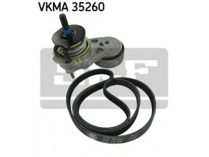 SKF VKMA 35260 V formos rumbuotas diržas, komplektas 
 Techninės priežiūros dalys -> Techninės priežiūros intervalai
55556090, 55350421, 55556090, 13 40 268