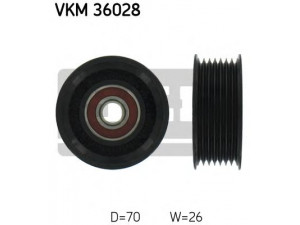 SKF VKM 36028 kreipiantysis skriemulys, V formos rumbuotas diržas 
 Diržinė pavara -> V formos rumbuotas diržas/komplektas -> Laisvasis/kreipiamasis skriemulys
77 01 064 944