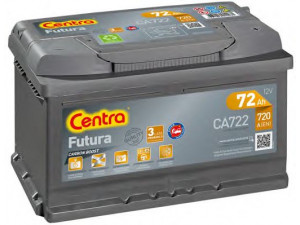 CENTRA CA722 starterio akumuliatorius; starterio akumuliatorius 
 Elektros įranga -> Akumuliatorius
606777090, 61 21 2 158 122, 61 21 8 381 716