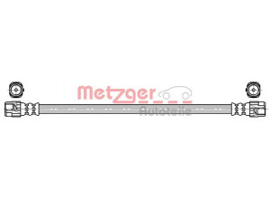 METZGER 4110382 stabdžių žarnelė 
 Stabdžių sistema -> Stabdžių žarnelės
3D0 611 775H