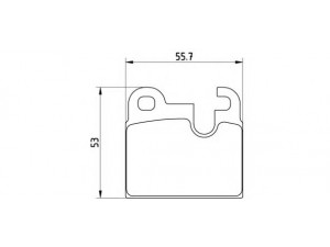 BREMBO P 06 004 stabdžių trinkelių rinkinys, diskinis stabdys 
 Techninės priežiūros dalys -> Papildomas remontas
34211108854, 34211111650, 34211117981