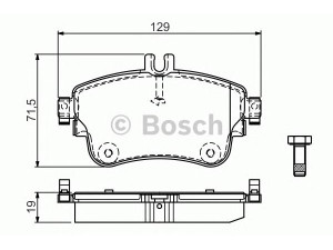 BOSCH 0 986 TB3 194 stabdžių trinkelių rinkinys, diskinis stabdys 
 Techninės priežiūros dalys -> Papildomas remontas
006 420 48 20, 64204820, A 006 420 48 20