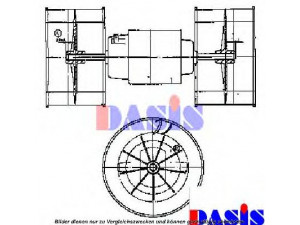 AKS DASIS 740910N vidaus pūtiklis 
 Šildymas / vėdinimas -> Orpūtė/dalys
0008309808, 0180370002, A0008309808