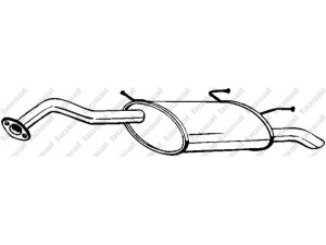BOSAL 145-393 galinis duslintuvas 
 Išmetimo sistema -> Duslintuvas
20100-77J01, 20100-77J01KE, B010M-71J0A