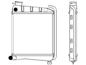 SAKURA  Automotive 1331-0202 radiatorius, variklio aušinimas