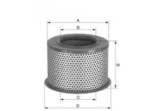 UNIFLUX FILTERS XA714 oro filtras 
 Techninės priežiūros dalys -> Techninės priežiūros intervalai
16546-VK501