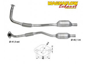 MAGNAFLOW 85878D katalizatoriaus keitiklis 
 Išmetimo sistema -> Katalizatoriaus keitiklis
858140