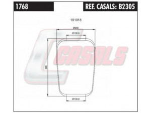 CASALS B2305 dėklas, pneumatinė pakaba 
 Pakaba -> Pneumatinė pakaba
5000954175, 1612455, 5000954175