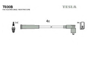 TESLA T600B uždegimo laido komplektas 
 Kibirkšties / kaitinamasis uždegimas -> Uždegimo laidai/jungtys
SE028028301C