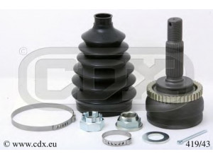 CDX 419/43 jungčių komplektas, kardaninis velenas 
 Ratų pavara -> Sujungimai/komplektas
8601678, 8601679, 8602294