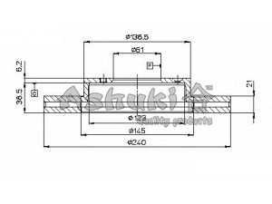 ASHUKI H037-05 stabdžių diskas 
 Dviratė transporto priemonės -> Stabdžių sistema -> Stabdžių diskai / priedai
0 986 478 115/BOSCH, 09.5285.10/BREMBO