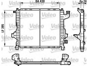 VALEO 732819 radiatorius, variklio aušinimas 
 Aušinimo sistema -> Radiatorius/alyvos aušintuvas -> Radiatorius/dalys
7701045211, 7701499801