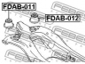 FEBEST FDAB-011 stebulės laikiklio įvorė
1404976
