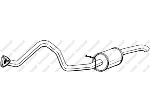 BOSAL 284-067 galinis duslintuvas 
 Išmetimo sistema -> Duslintuvas
WDE100650
