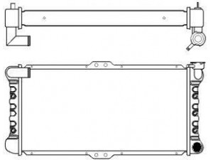 SAKURA  Automotive 1321-0312 radiatorius, variklio aušinimas