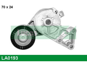 LUCAS ENGINE DRIVE LA0193 įtempiklio skriemulys, V formos rumbuotas diržas 
 Diržinė pavara -> V formos rumbuotas diržas/komplektas -> Įtempiklio skriemulys