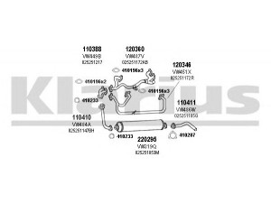 KLARIUS 930737E išmetimo sistema 
 Išmetimo sistema -> Išmetimo sistema, visa