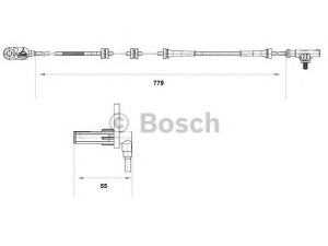 BOSCH 0 265 007 633 jutiklis, rato greitis 
 Elektros įranga -> Jutikliai
47900 AV710