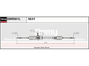 DELCO REMY DSR561L vairo pavara 
 Vairavimas -> Vairo pavara/siurblys