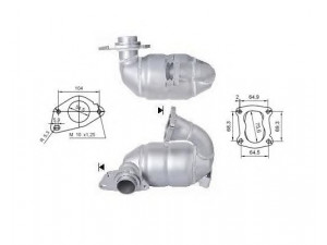 MAGNAFLOW 66317D katalizatoriaus keitiklis 
 Išmetimo sistema -> Katalizatoriaus keitiklis
8200646007, 8200646007