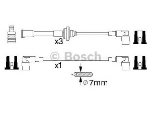 BOSCH 0 356 912 825 uždegimo laido komplektas 
 Kibirkšties / kaitinamasis uždegimas -> Uždegimo laidai/jungtys
6057 37 33, 60573733, 60573733