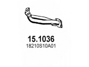 ASSO 15.1036 išleidimo kolektorius 
 Išmetimo sistema -> Išmetimo vamzdžiai
18210S10A01, 18210S10A02