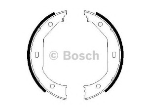 BOSCH 0 986 487 607 stabdžių trinkelių komplektas, stovėjimo stabdis 
 Stabdžių sistema -> Rankinis stabdys
34 41 1 163 988, 34 41 6 761 292