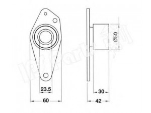 IPS Parts ITB-6538 įtempiklis, paskirstymo diržas 
 Diržinė pavara -> Paskirstymo diržas/komplektas -> Dirželio įtempiklis (įtempimo blokas)
M855992