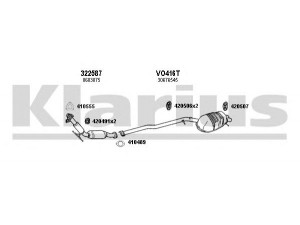 KLARIUS 960404U išmetimo sistema 
 Išmetimo sistema -> Išmetimo sistema, visa