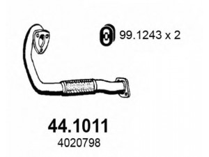 ASSO 44.1011 išleidimo kolektorius 
 Išmetimo sistema -> Išmetimo vamzdžiai
4020798, 5466800