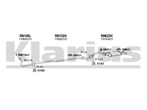 KLARIUS 720569U išmetimo sistema 
 Išmetimo sistema -> Išmetimo sistema, visa