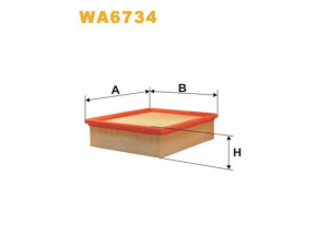 WIX FILTERS WA6734 oro filtras 
 Filtrai -> Oro filtras
7700111834, 8200421711, 8200430865