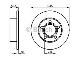 BOSCH 0 986 478 461 stabdžių diskas 
 Dviratė transporto priemonės -> Stabdžių sistema -> Stabdžių diskai / priedai
4B0 615 601