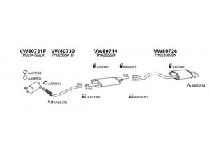 VENEPORTE 800620 išmetimo sistema 
 Išmetimo sistema -> Išmetimo sistema, visa