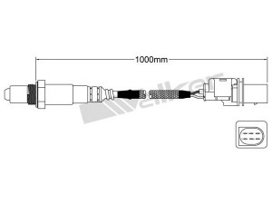 WALKER PRODUCTS 250-25016 lambda jutiklis
11787523434, 11787523435