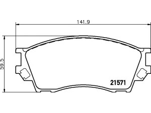 HELLA PAGID 8DB 355 017-091 stabdžių trinkelių rinkinys, diskinis stabdys 
 Techninės priežiūros dalys -> Papildomas remontas
TA013323Z, TBY73323Z, TBY73328Z