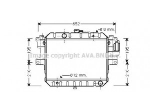 AVA QUALITY COOLING DU2028 radiatorius, variklio aušinimas 
 Aušinimo sistema -> Radiatorius/alyvos aušintuvas -> Radiatorius/dalys
1640087632, 1640087638, 1640087646