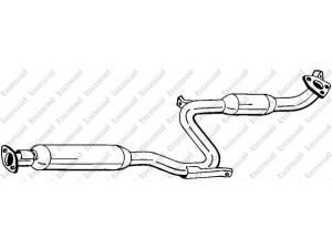 BOSAL 282-493 vidurinis duslintuvas 
 Išmetimo sistema -> Duslintuvas
MB 890675