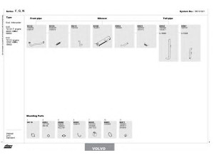 DINEX 180101021 išmetimo sistema 
 Išmetimo sistema -> Išmetimo sistema, visa