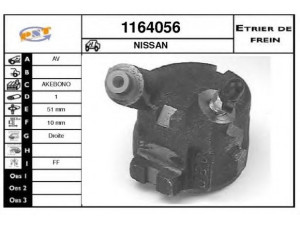 SNRA 1164056 stabdžių apkaba
41000W5001