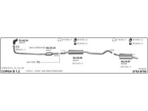 IMASAF 561000193 išmetimo sistema 
 Išmetimo sistema -> Išmetimo sistema, visa